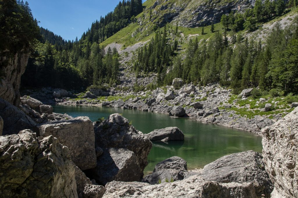 7 Lakes Valley, Triglav meren. Landschappen in Slovenië.